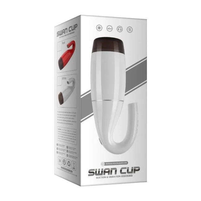Swan Cup 12 Mode Masturbator Heated Sensation Device