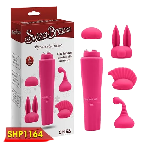 Sweet Breeze 3-Head Multi-Function Vibrator SHP1164