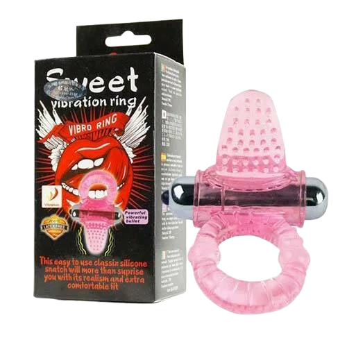 Sweet Tongue Shaped Love Ring 7-Speed Vibrator