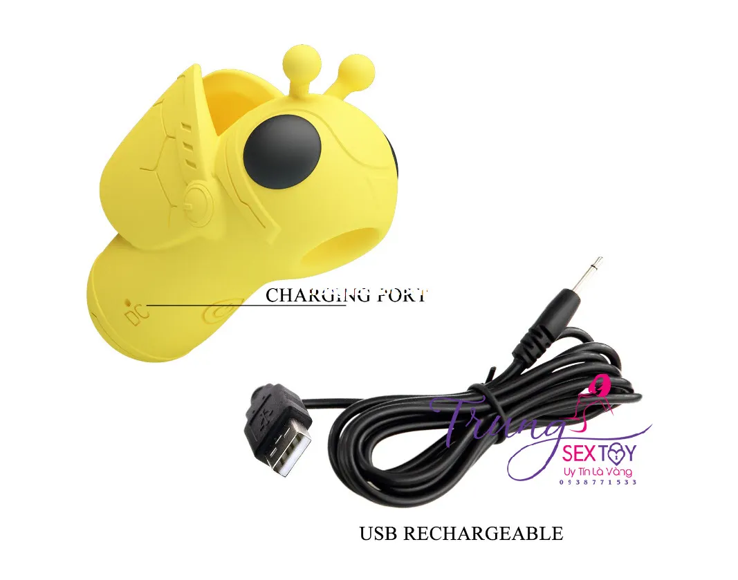 Le Mini G-Spot Sucking Massager 10 Modes Yellow — photo 2