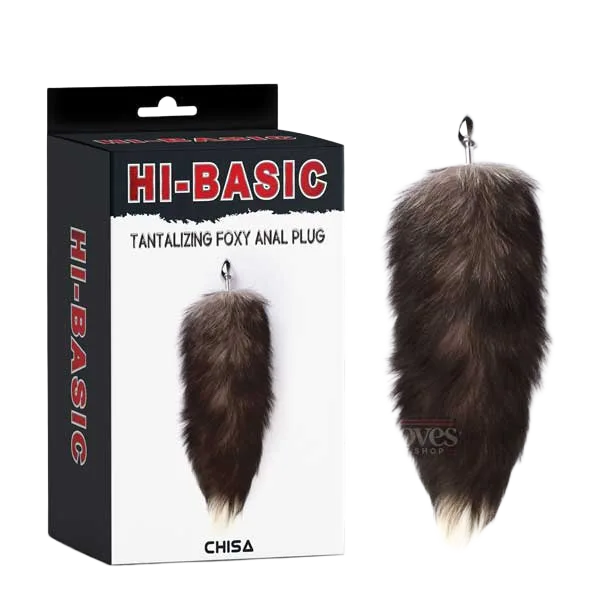 Tantalizing Foxy Anal Plug with Soft Faux Fur Tail Sexy Roleplay
