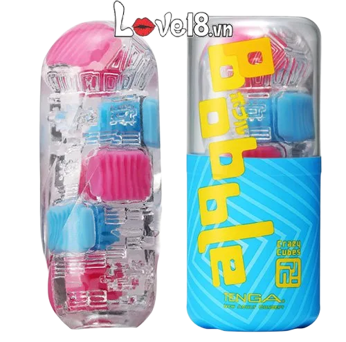 Tenga Bobble Crazy Cubes Male Masturbation Cup 14cm