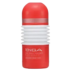 Tenga branded Japanese male masturbator 360-degree stimulating spinning