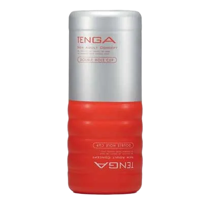 Tenga Double Hole Pocket Masturbation Cup Premium Silicone