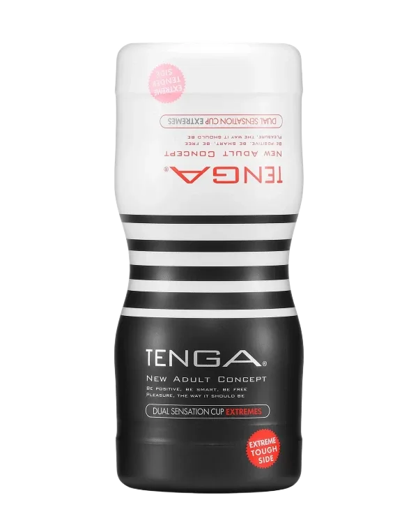 Tenga Dual Sensation Extremes Male Masturbator 2-in-1 Cup