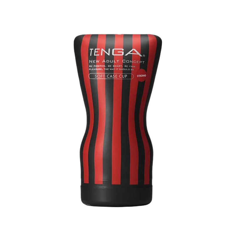 Tenga Red Black Compact Male Masturbator Japanese Design