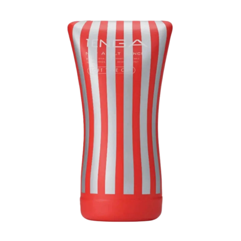 Tenga Red White Compact Tight Silicone Male Masturbator