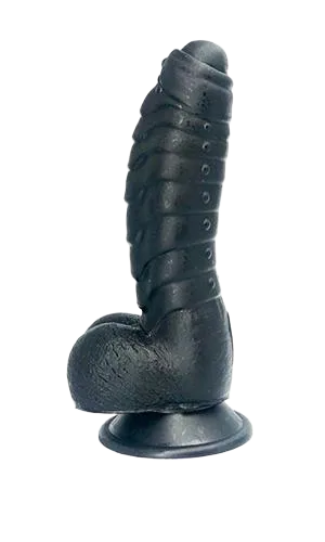 Tete Wall-Mounted Flexible Black Silicone Female Masturbator