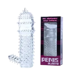 Textured Dotted Penis Sleeve for Enhanced Pleasure and Bigger Size