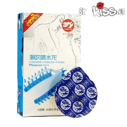 Textured Ribbed Beaded Condom Natural Latex Male Use