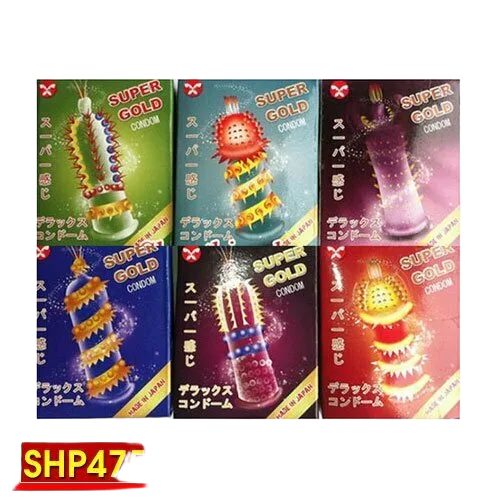 Textured stimulating spiked condom for new thrills