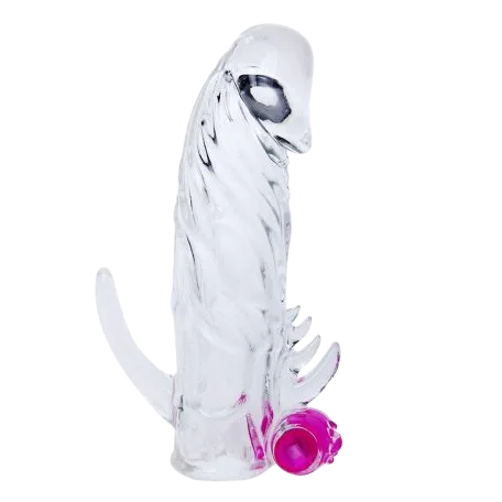 Textured Vibrating Condom with Strong Stimulation for Couples