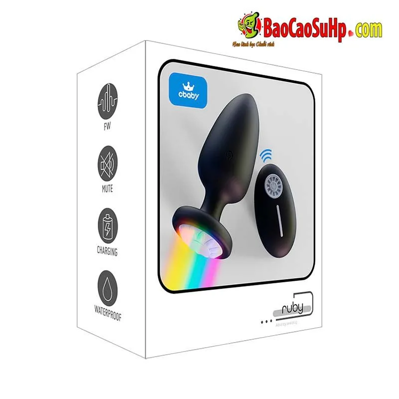 Diesel Ruby LED 7-Color Remote Control Anal Plug Multi-Speed Remote — photo 4