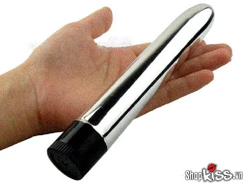 MS27B Silver Coated Mini Vaginal Vibrator G Spot Stimulator — photo 3