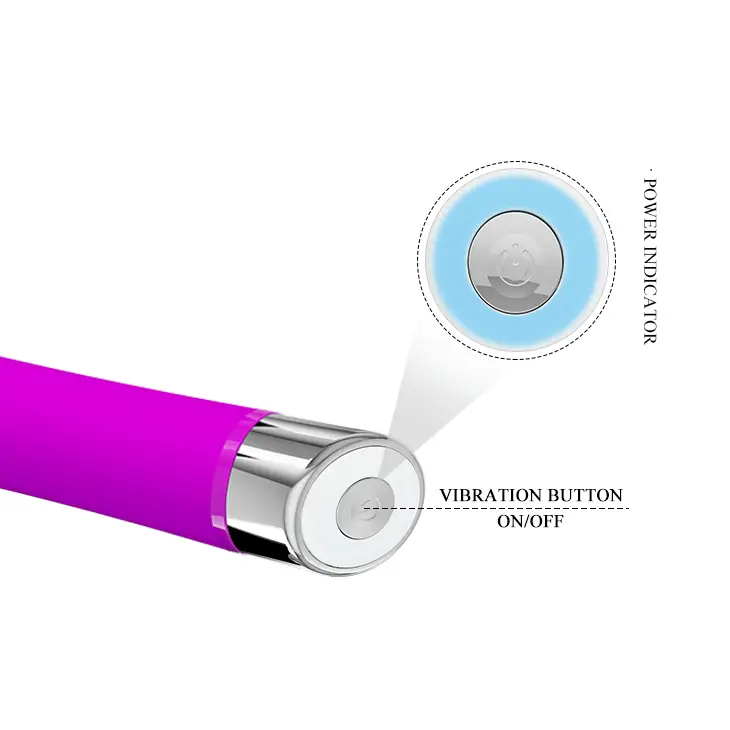 Mini G-Spot Vibrating Stick Silicone ABS 2x AAA Battery Toy — photo 3