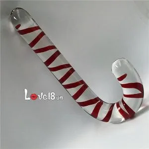 Christmas Candy Glass Butt Plug Anal Stimulator Stress Relief — photo 2