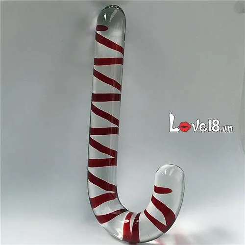 Christmas Candy Glass Butt Plug Anal Stimulator Stress Relief — photo 4