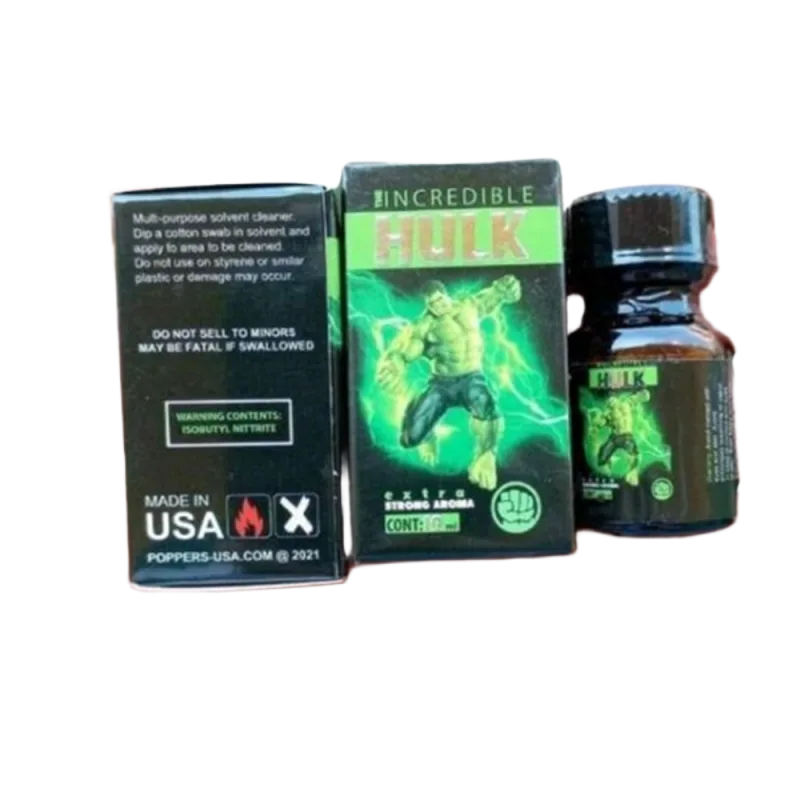 The Incredible Hulk Popper 10ml USA Strong Stimulant