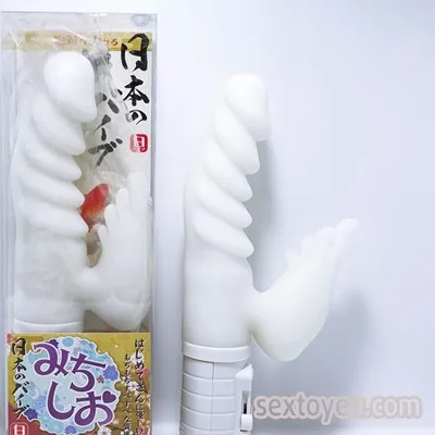 Michisio Japanese Angel Wing Rigid Soft Silicone Vibrator — photo 2
