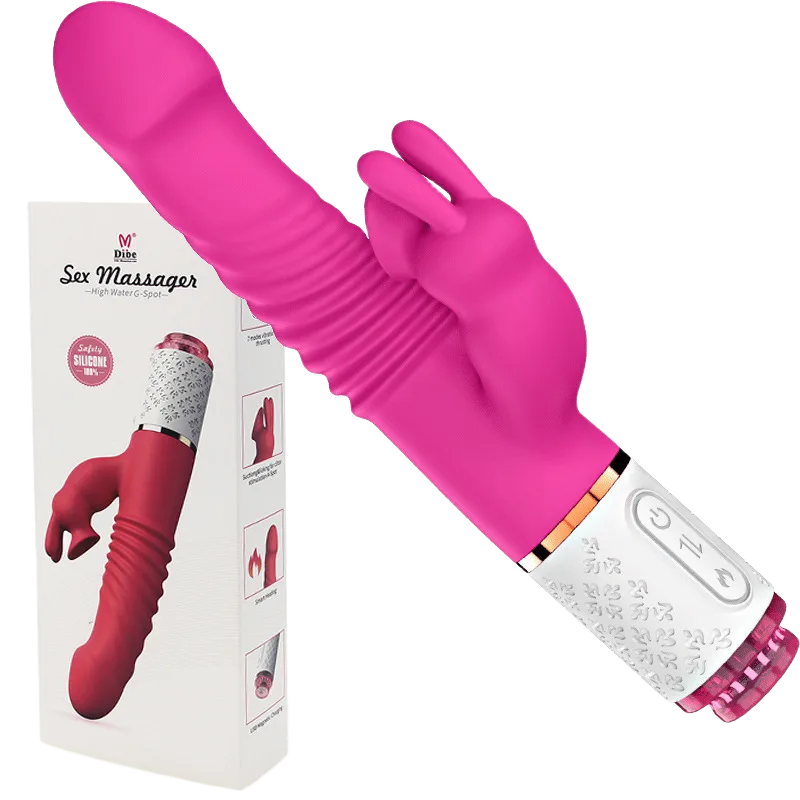 Tibe Yutu Premium Silicone Vibrating Twisting Multi-Speed Dildo