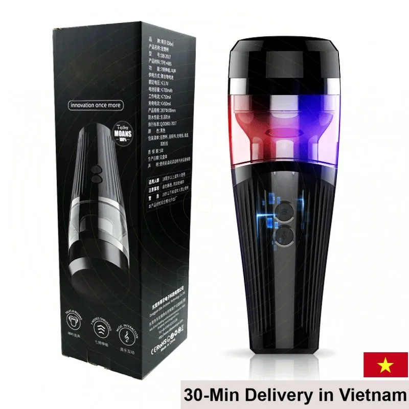 Tiberias Realistic Vibrating Thrusting Masturbator