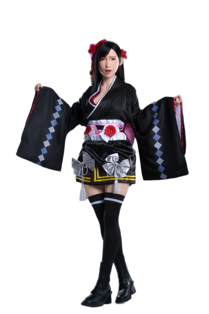 Tifa Final Fantasy VII Silicone Sex Doll 165cm Realistic Shape