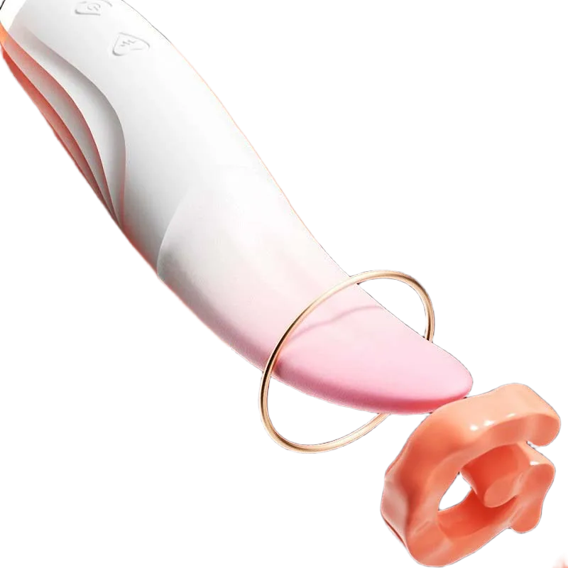 Timid 3D Tongue Vibrator Water-Resistant 10 Modes