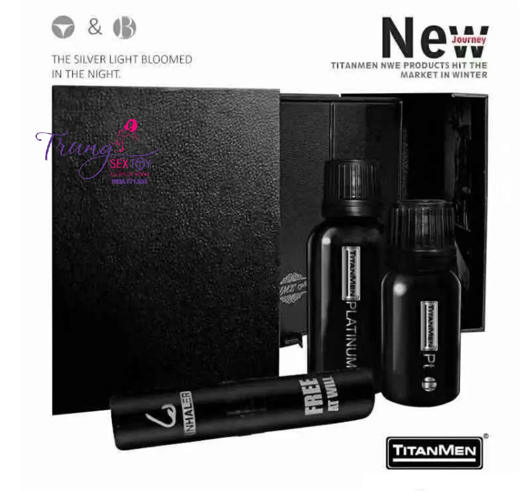 TitanMen Platinum Edition Popper Set 40ml & 15ml — photo 2