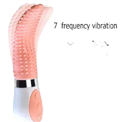 Tongue-Shaped G Spot Licking Vibrator for Female Pleasure