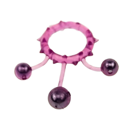 TPR ABS Beaded Penis Ring Delay Ejaculation Enhancer