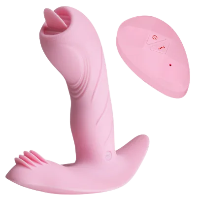 TR19 G-Spot Vibrator Tongue Heated Waterproof Rechargeable
