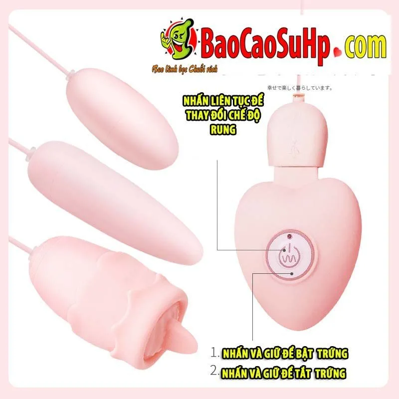 Roselex Honey 3 USB Rechargeable Licking Egg Vibrator Set — photo 2