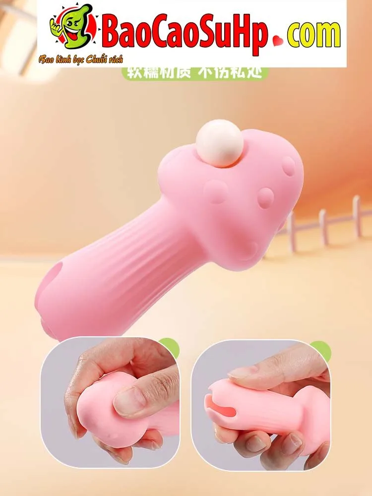 Pink Cute Mushroom Strong Vibe Compact Smart App — photo 2