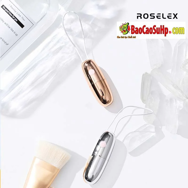Roselex Bullet-Shaped Stainless Steel Love Egg Vibrator — photo 3