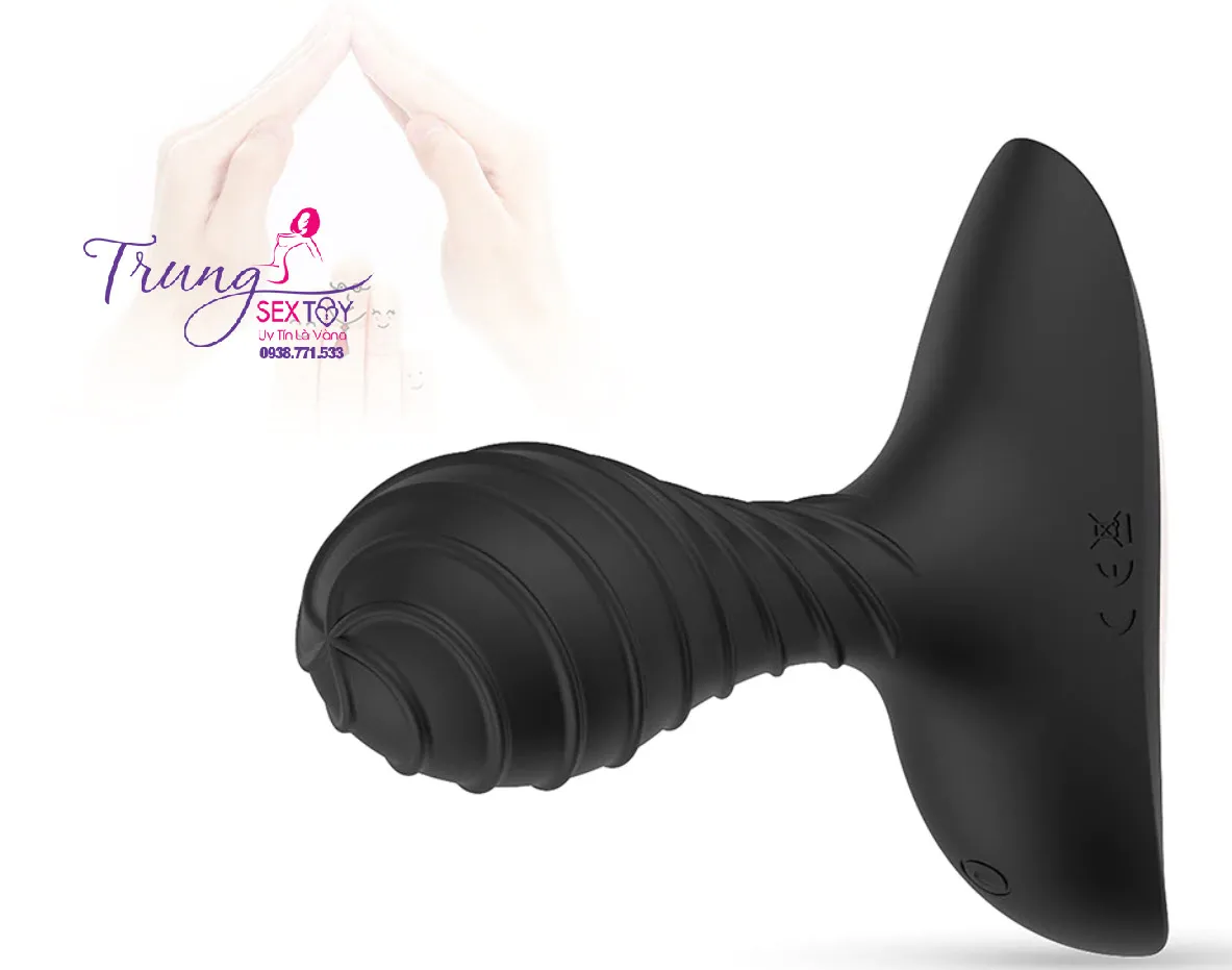 USB Rechargeable Silent Remote Prostate Massager Black — photo 6