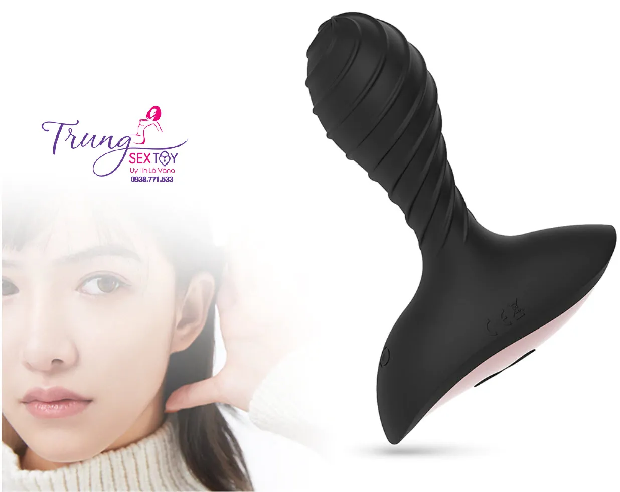 USB Rechargeable Silent Remote Prostate Massager Black — photo 7