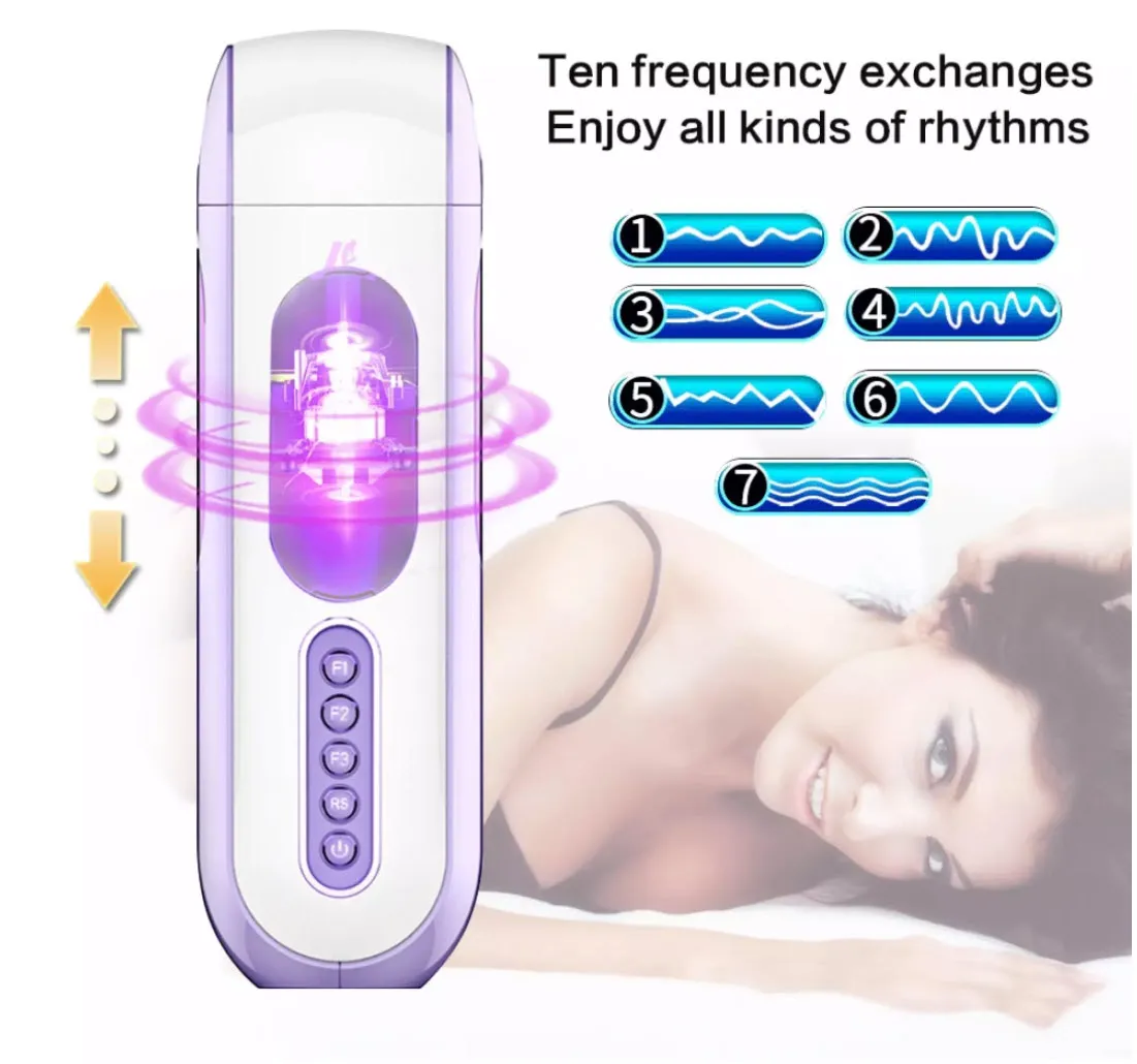 EasyLove Rotating Heated Remote Control Male Masturbator — photo 6