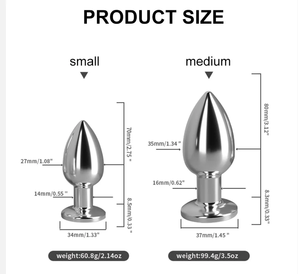 Remote Control Metal Anal Plug 10 Vibration Modes — photo 7