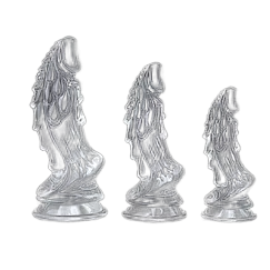 Transparent Dragon Head Realistic Silicone Dildo Toy