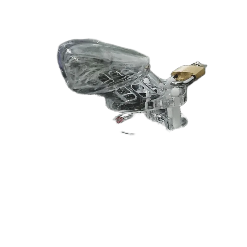 Transparent Medical-Grade Male Chastity Cage Stop Early