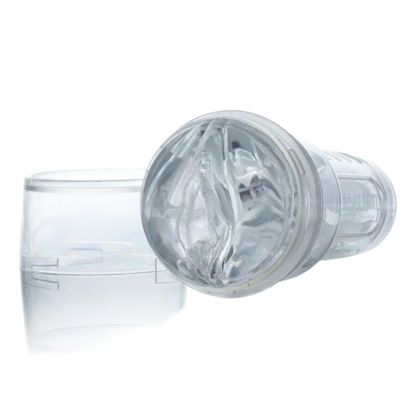Transparent realistic 10cm medical grade male masturbation toy