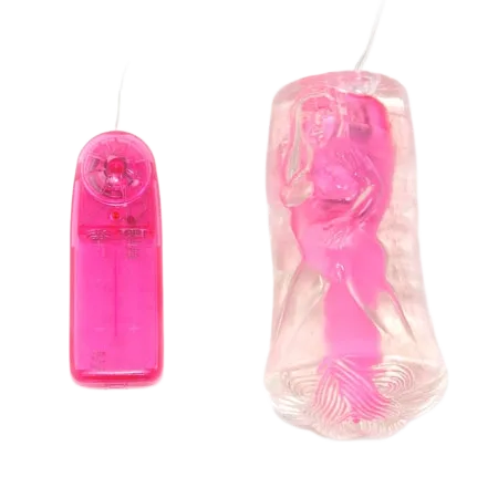 Transparent Rigid Silicone Vibrating Sex Doll Compact Size
