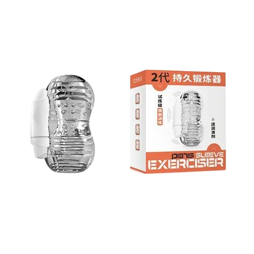 Transparent Silicone Vibrating Male Masturbator – Budget