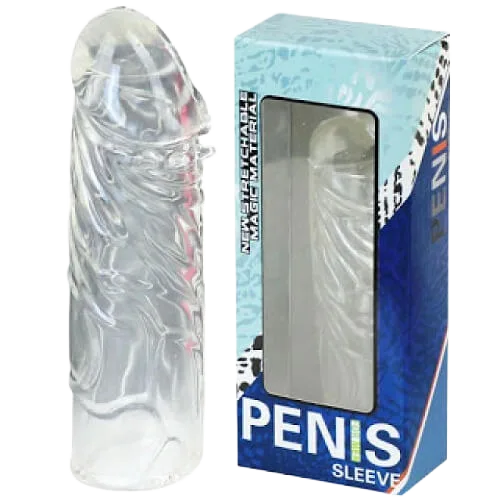 Transparent Soft Silicone Enhancer Sleeve Extend Duration