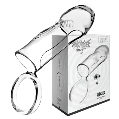 Transparent Strap-On Large Penis Extension For Longer Sex