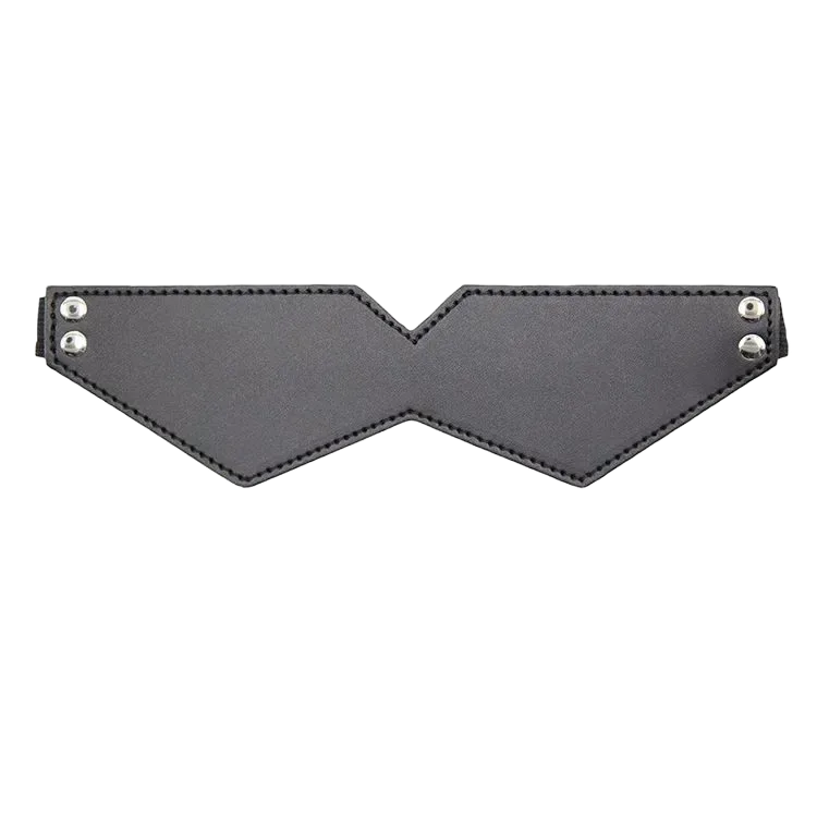 Triangle PU Leather BDSM Blindfold Comfortable Easy Wear