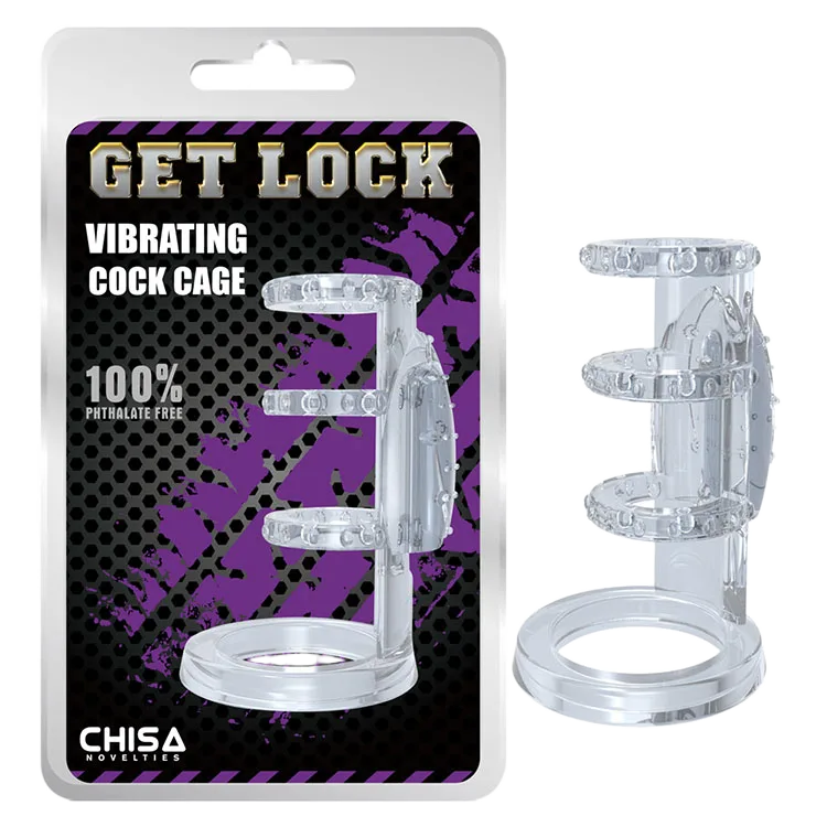 Triple Ring Vibrating Cock Lock Enhance Stamina
