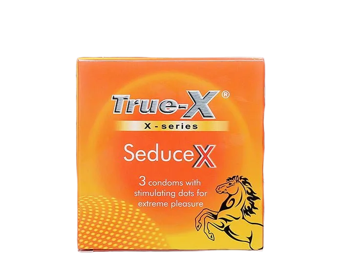 True X Textured Condom 3-Pack Enhanced Sensation