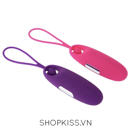 Aphojoy Rechargeable Egg Vibrator 7 Modes Waterproof Pink, Purple — photo 2