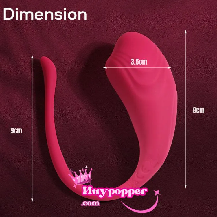 Billy Remote App-Controlled Silicone 10-Mode Vibrating Egg — photo 2